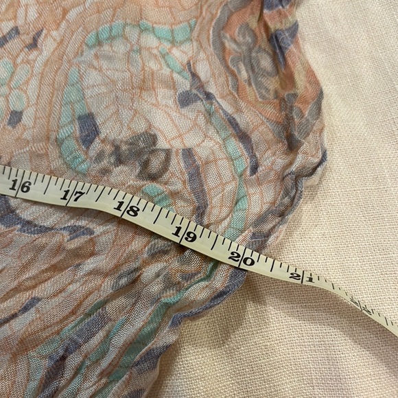 Colorful Patterned Scarf - Picture 2 of 10